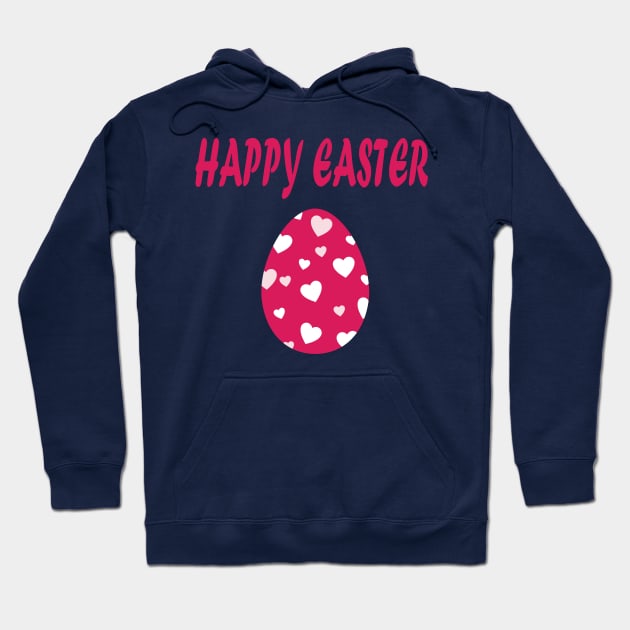 Happy Easter with Love Hoodie by JevLavigne